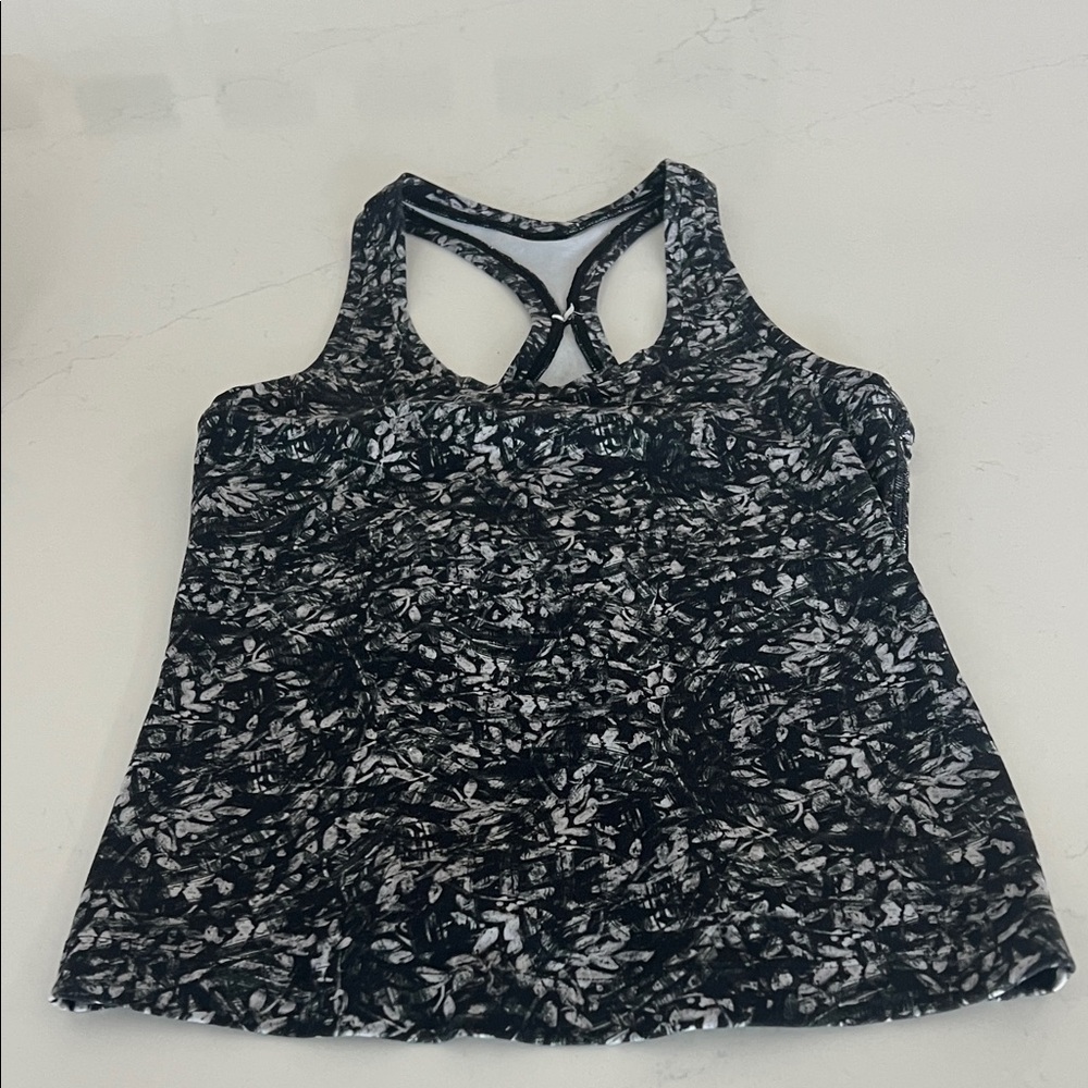 lululemon athletica Black and White Tank Top
